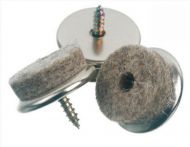 Haro Filzgleiter mit Schraube Durchmesser 24mm (8 Stück/Beutel), Art. Nr.: 400009