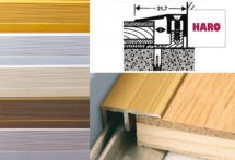 Haro Abschlussprofil Typ 387L/P edelstahl 2,7m für 7-15mm, Art. Nr.: 405819