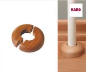 Haro Heizkörperrosette Nussbaum, dunkle Holzarten Innendurchmesser 15mm, Art. Nr.: 406210