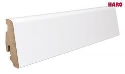 Haro Sockelleiste 19x58mm 2,2m Dekor weiß (Grundierfolie), Art. Nr.: 406857