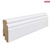 Haro Sockelleiste Altdeutsches Profil 18x70mm 2,4m MDF weiß foliert, Art. Nr.: 407746