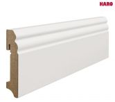 Haro Sockelleiste Altdeutsches Profil 18x90mm 2,4m MDF weiß foliert, Art. Nr.: 407747