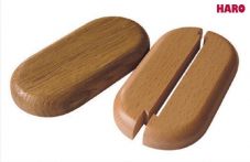 Haro Doppelheizkörperrosette weiß für individuelle Bohrungen, Art. Nr.: 409249