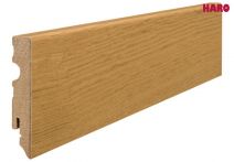 Haro Stecksockelleiste 15x80mm 2,2m Eiche furniert geölt, Art. Nr.: 411108
