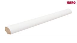 Haro Viertelstab 14x14mm 2,4m weiß foliert MDF (streichbar), Art. Nr.: 409368