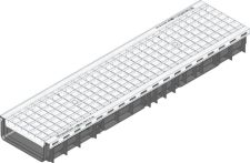 Hauraton RECYFIX PLUS 200 Entwässerungsrinne mit Abdeckrost