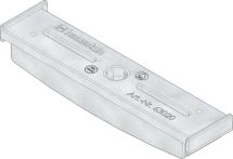 Hauraton DACHFIX RESIST Kunststoff-Knebel - Silbergrau