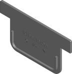 Hauraton RECYFIX PRO 100 Stirnwand geschlossen PE-PP, Typ 95