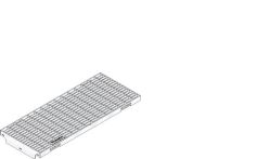 Hauraton FASERFIX KS 150 Gitterrost MW 30/10 mm