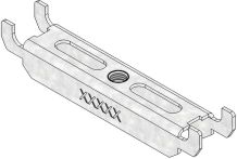 Hauraton DACHFIX STEEL Knebel/Verbindungsadapter Stahl verzinkt für Typ 45 und Typ 75