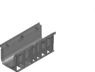 Hauraton RECYFIX PRO 150 Entwässerungsrinne ohne Abdeckung