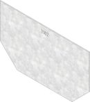 Hauraton FASERFIX KS 200 Stirnwand 260x150 mm - Typ 150 - Stahl verzinkt