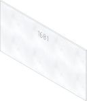 Hauraton FASERFIX KS 100 Stirnwand 160x80 mm - Typ 80 - Edelstahl