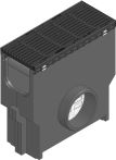Hauraton RECYFIX PRO 150 Einlaufkasten mit Guss-Längsstabrost - 500x212x518 mm