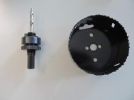 Hauraton RECYFIX STANDARD 100/150/200 Lochsäge Ø102 mm mit Aufnahme und Bohrer