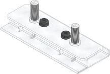 Hauraton DACHFIX STEEL Verstellset zur Höhenanpassung für DACHFIX STEEL 115 - Typ 45 - Edelstahl