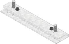 Hauraton DACHFIX STEEL Verstellset zur Höhenanpassung für DACHFIX STEEL 205 - Typ 45 - Stahl verzinkt