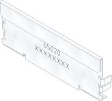 Hauraton DACHFIX STEEL 115 Stirnwand geschlossen - Edelstahl - 115x45 mm