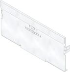 Hauraton DACHFIX STEEL 155 Stirnwand geschlossen - Edelstahl - 155x75 mm