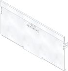 Hauraton DACHFIX STEEL 205 Stirnwand geschlossen - Edelstahl - 205x100 mm