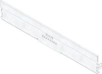 Hauraton DACHFIX STEEL 255 Stirnwand - Edelstahl Typ 45 geschlossen - 255x45 mm