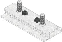 Hauraton DACHFIX STEEL Verstellset zur Höhenanpassung für DACHFIX STEEL 135 - Typ 45 - Stahl verzinkt