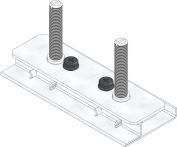 Hauraton DACHFIX STEEL Verstellset zur Höhenanpassung für DACHFIX STEEL 135 - Typ 75/100/150 - Edelstahl