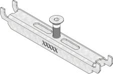 Hauraton DACHFIX STEEL 155 Knebelset inkl. Schraube für Lochrost - Stahl verzinkt