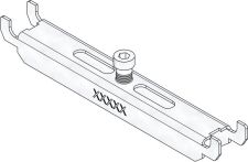 Hauraton DACHFIX STEEL 155 Knebelset inkl. Schraube für Längsstabrost - Edelstahl