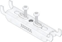 Hauraton DACHFIX STEEL 115 Knebelset inkl. Schraube für Gitterrost - Edelstahl