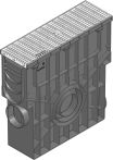 Hauraton RECYFIX PRO 100 Einlaufkasten mit Gitterrost MW 30/10 - 500x160x504 mm