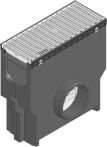 Hauraton RECYFIX PRO 150 Einlaufkasten mit Gitterrost MW 30/10 - Stahl verzinkt 500x212x515 mm