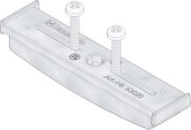 Hauraton DACHFIX RESIST 115 Knebelset Typ 75 inkl. Schraube für Kunstoff-Gitterrost - Edelstahl