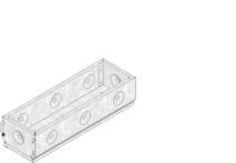 Hauraton FASERFIX KS Revisionsaufsatz SW 10 mm asymmetrisch 500x163x125 mm - Stahl verzinkt