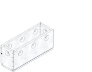Hauraton FASERFIX KS Revisionsaufsatz SW 14 mm asymmetrisch - Edelstahl - 500x163x222 mm