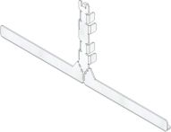 Hauraton FASERFIX KS Stirnwand SW 10 mm für Schlitzabdeckung asymmetrisch - Halshöhe 105 mm - Edelstahl