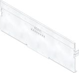 Hauraton DACHFIX STEEL 205 Stirnwand geschlossen - Edelstahl - 205x75 mm