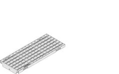 Hauraton FASERFIX KS 150 Gitterrost MW 30/30 mm - Stahl verzinkt