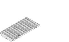 Hauraton FASERFIX KS 200 Gitterrost MW 30/10 mm - Stahl verzinkt