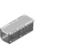 Hauraton RECYFIX PLUS 150 Entwässerungsrinne mit Abdeckrost