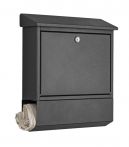 Heibi Briefkasten mit Zeitungsfach, grafitgrau (43817-039)