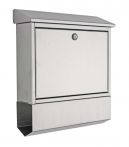 Heibi Briefkasten mit Zeitungsfach, Edelstahl (43817)