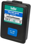 Heller-Tools Stahlbohrer HSS-R 19-tlg. - Set 1/1,5/2/2,5/9/9,5/10 mm