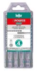 Heller-Tools Hammerbohrersatz 4POWER SDS-Plus Multipack HELLER - 5-tlg.