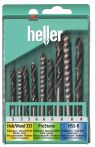 Heller-Tools Holz-Stein-HSS-Satz 9-tlg. je 3-Stk. Holz/Stein/HSS 5/6/8mm