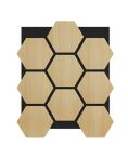 SONIDO Akustikpaneel Hexagon New Light Oak - Wandpaneel mit Echtholzoberfläche