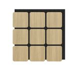 SONIDO Akustikpaneel Quadrum New Light Oak - Wandpaneel mit Echtholzoberfläche