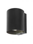 in-lite Wandleuchte LED Halo up-down schwarz 12V 6,5W, warmweiß