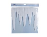 Kaemingk Eiszapfenrand weiß 2 m