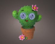 Kaemingk Solar Figur resin Dauerbetrieb Farben/Kalt Weiss - L: 10,5 cm x B: 16,5 cm x H: 19 cm